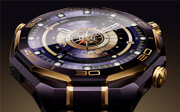 藍寶石玻璃表鏡 | HUAWEI WATCH ULTIMATE DESIGN 非凡大師 紫金款發(fā)布上市
